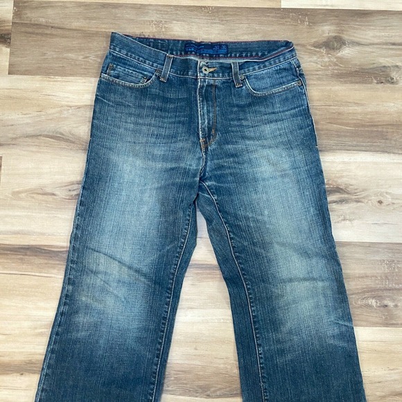 Material London Mens Jeans 32 x 30 Classic Fit Dark Wash Denim - Picture 2 of 8